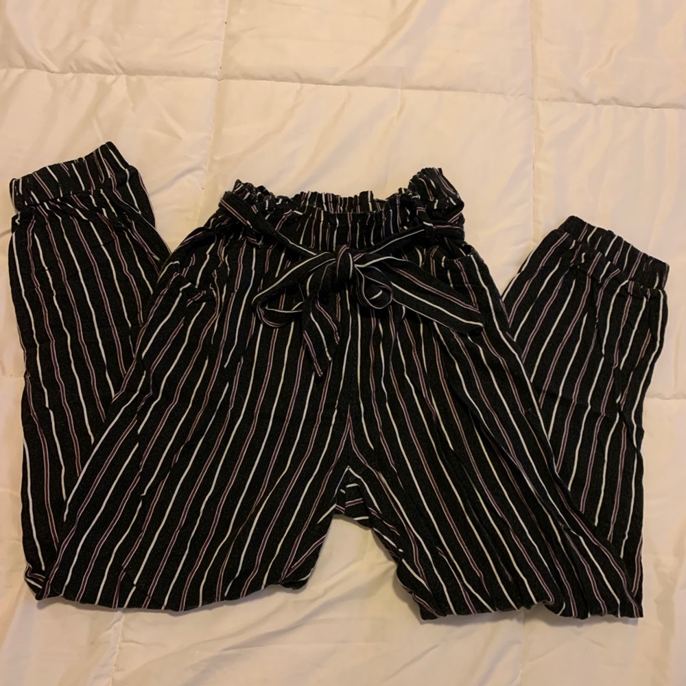 American eagle Striped Joggers